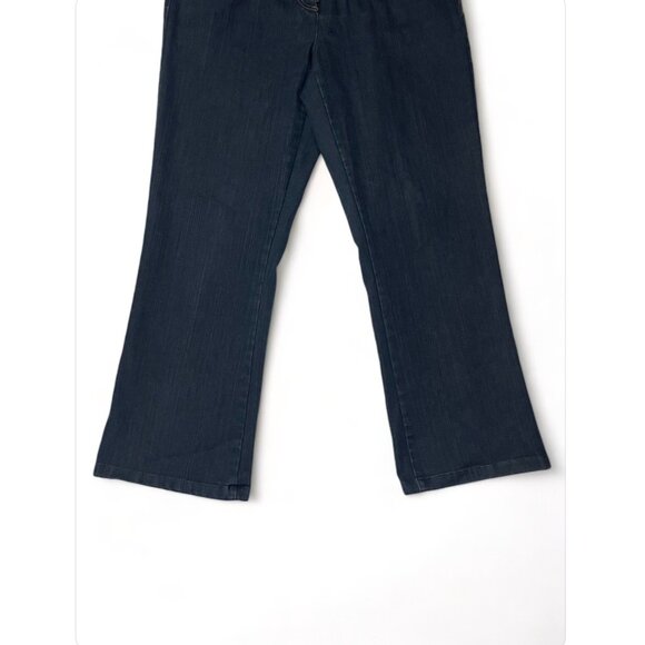 TanJay Petites Dark Wash Denim Bootcut Jeans, Size 10P - Picture 3 of 16